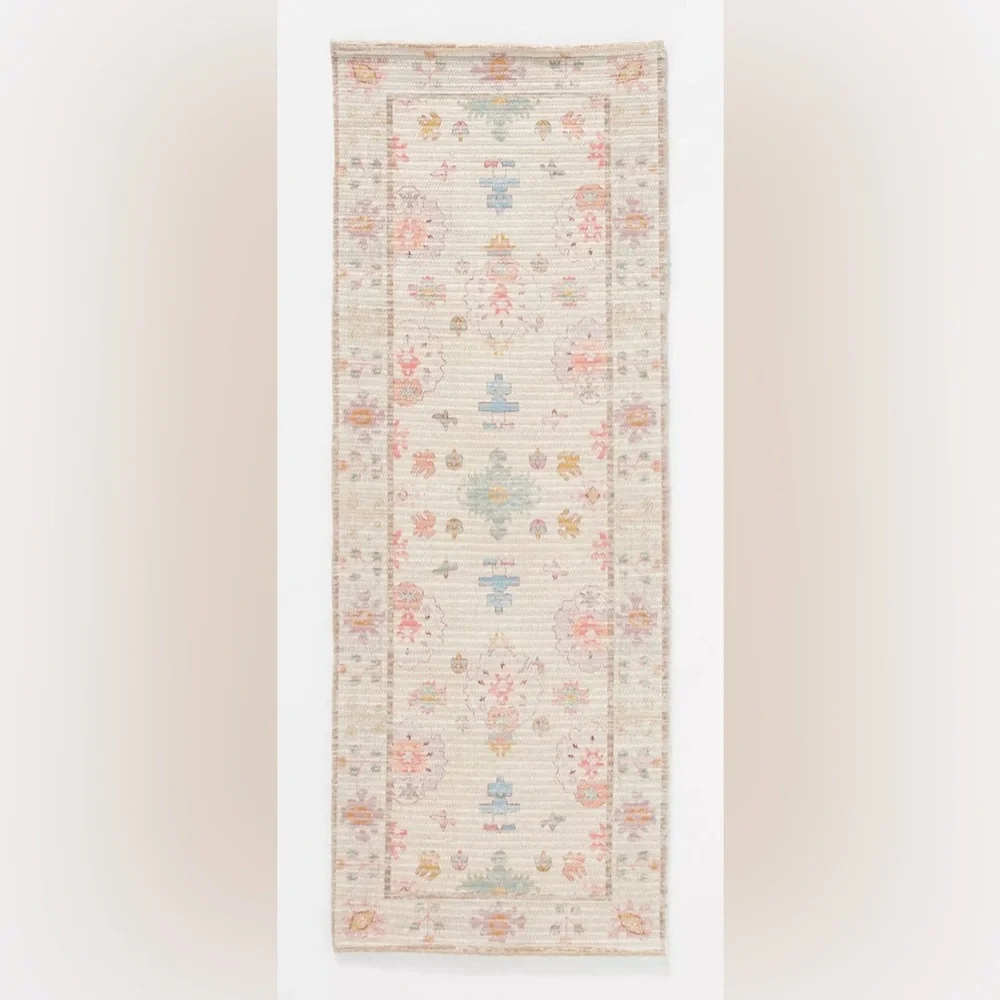 Anthropologie Malthe Cotton Printed Bath Mat *NWT